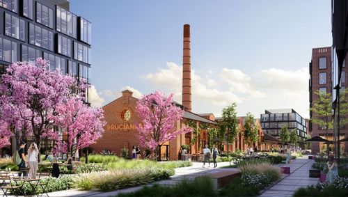 Drucianka Campus na Pradze-P&oacute;łnoc - powstająca inwestycja połączy rewitalizowane obiekty zabytkowe z nowoczesną architekturą